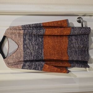 Multicolor Knit Sweater Dress